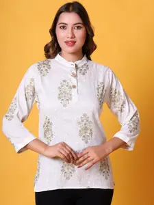 69 FASHION STREET Women Ethnic Motifs High Neck Top