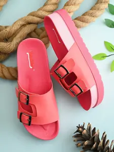The Roadster Lifestyle Co Casual Open Toe Lightweight Flats