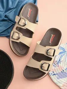 The Roadster Lifestyle Co Casual Comfortable Open Toe Flats