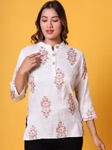 69 FASHION STREET Women Ethnic Motifs High Neck Top