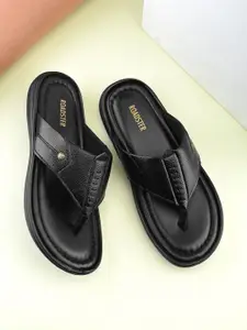 The Roadster Lifestyle Co Men T-Strap Comfort Sandals