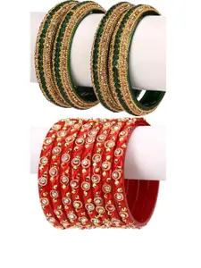 1ST TIME Green Alloy Bangle