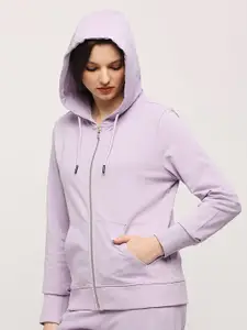 The Roadster Lifestyle Co. Hooded Long Sleeves Zipper Sweatshirt