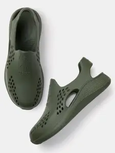 U.S. Polo Assn. Men Self Design Clogs Flip Flops
