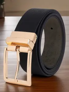 The Roadster Lifestyle Co Men Textured Leather Belt