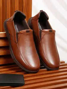 Teakwood Leathers Men Genuine Leather Formal Slip-Ons