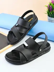 Killer Men PU Shoe-Style Sandals
