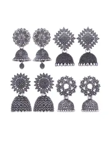 Sangria Alloy Silver-Plated Earrings