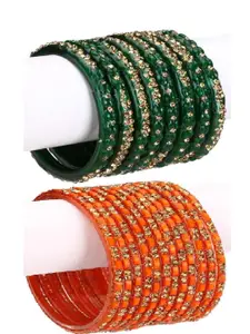 1ST TIME Green Alloy Bangle