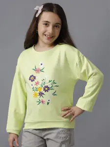 UNDER FOURTEEN ONLY Girls Cotton Printed Sweatshirt