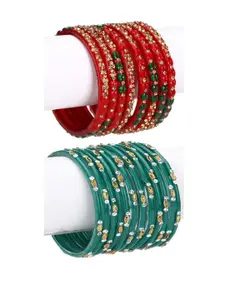 1ST TIME Red Alloy Bangle