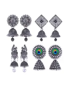 Sangria Alloy Silver-Plated Earrings