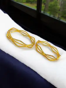 AARTISAI Set Of 2 Gold-Plated Modern Charm Bangles