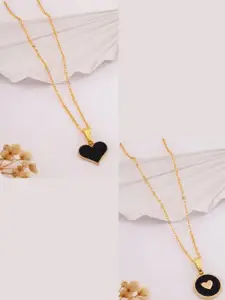 DressBerry Black Stainless Steel Necklace