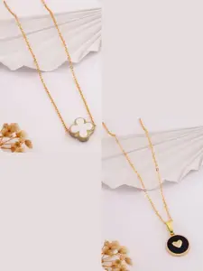 DressBerry White Stainless Steel Necklace