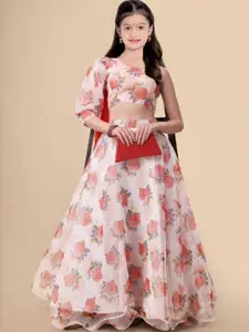 F Plus Fashion Net Semi-Stitched Lehenga Choli