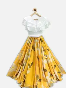 F Plus Fashion Net Semi-Stitched Lehenga Choli