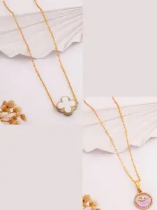 DressBerry White Stainless Steel Necklace