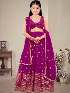 F Plus Fashion Net Semi-Stitched Lehenga Choli