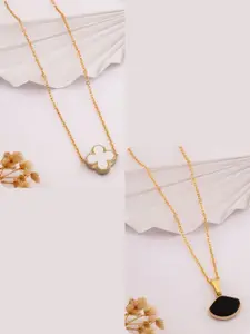 DressBerry White Stainless Steel Necklace