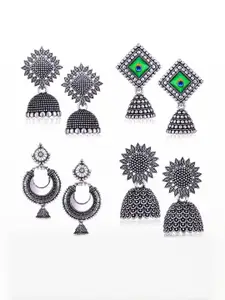 Sangria Contemporary Jhumkas Earrings