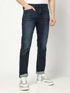 GAP Men Slim Fit Mid-Rise Light Fade Stretchable Jeans
