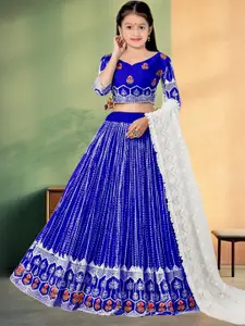 F Plus Fashion Net Semi-Stitched Lehenga Choli