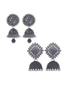 Sangria Alloy Silver-Plated Earrings