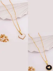 DressBerry White Stainless Steel Necklace