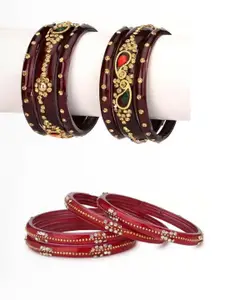 1ST TIME Women Traditional Glass Bangles