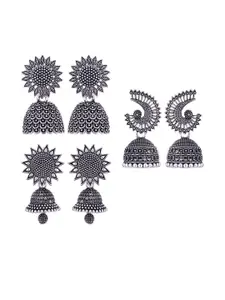 Sangria Silver-Plated Alloy Earrings