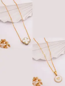 DressBerry White Stainless Steel Necklace