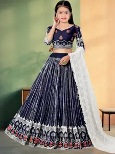 F Plus Fashion Net Semi-Stitched Lehenga Choli
