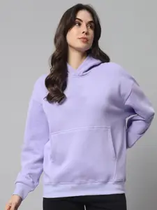 The Roadster Lifestyle Co Women Hooded Oversized Sweatshirt