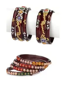 1ST TIME Maroon Alloy Bangle