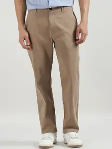 Farah Men Slim Fit Mid-Rise Regular Trousers