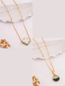 DressBerry White Stainless Steel Necklace