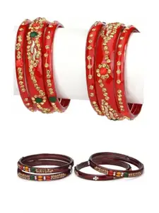 1ST TIME Red Alloy Bangle