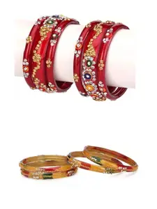 1ST TIME Red Alloy Bangle