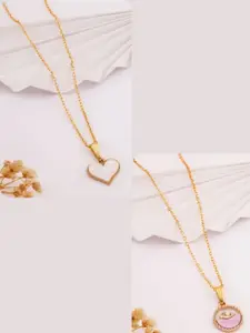 DressBerry White Stainless Steel Necklace