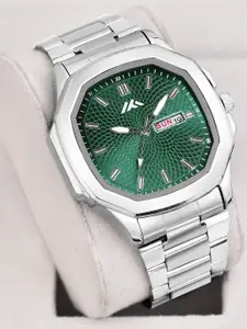 ON TIME OCTUS Men Brass Dial & Stainless Steel Straps Analogue Watch MT-818