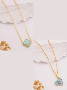 DressBerry Blue Stainless Steel Necklace