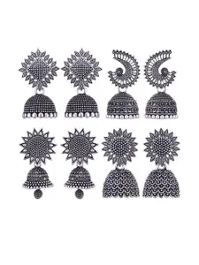 Sangria Alloy Silver-Plated Earrings