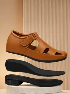 Bxxy Men Shoe-Style Velcro Sandals