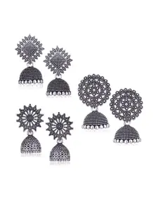 Sangria Alloy Silver-Plated Earrings