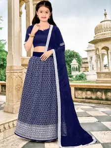 F Plus Fashion Net Semi-Stitched Lehenga Choli