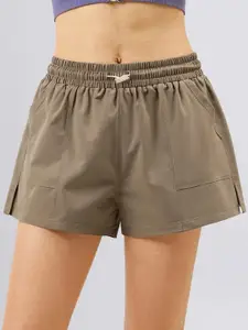 HRX by Hrithik Roshan Women Mid-Rise Regular Fit Above Knee Shorts