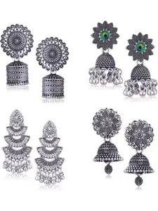 Sangria Silver-Plated Alloy Earrings