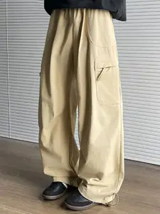 StyleCast x Revolte Men Loose Fit Easy Wash Cotton Cargo Styles Parachute Trousers