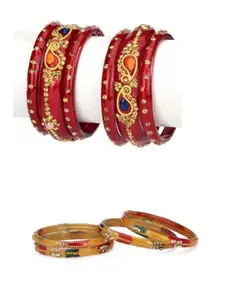 1ST TIME Red Alloy Bangle